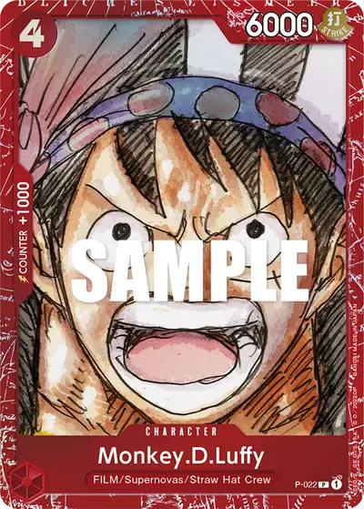 Monkey D. Luffy P-022 Parallel 1 Other Product Cards