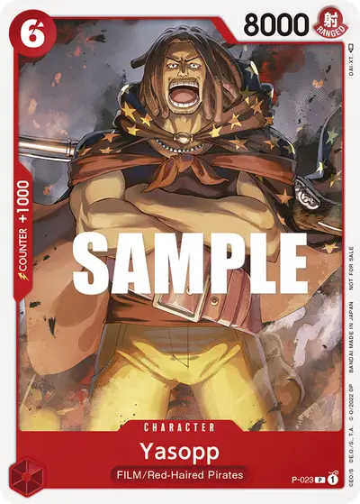 Yasopp P-023 Promotion Cards