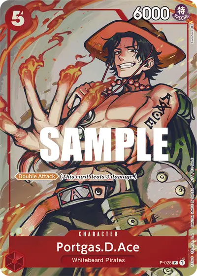 Portgas D. Ace P-028 Promotion Cards