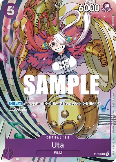 Uta P-031 Promotion Cards