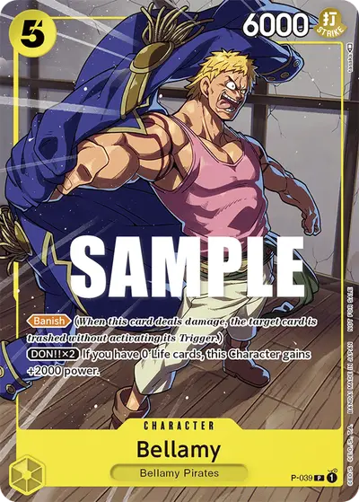 Bellamy P-039 Promotion Cards