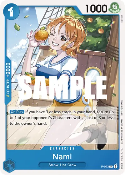Nami P-053 Promotion Cards