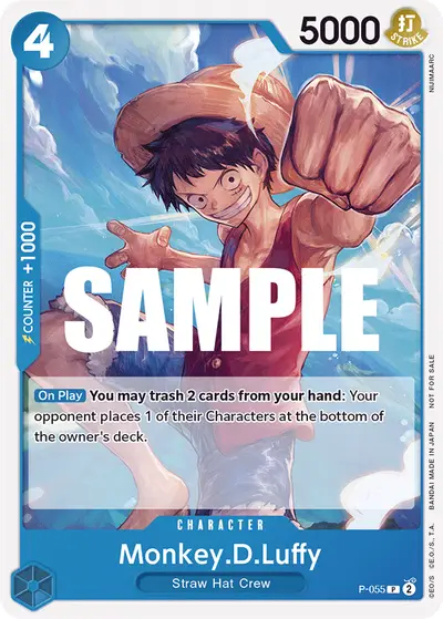 Monkey D. Luffy P-055 Promotion Cards