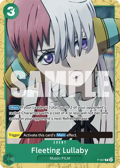 Fleeting Lullaby P-057 Parallel 1 ST16 Green Uta