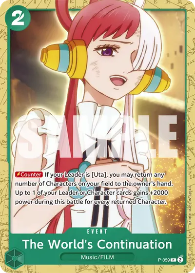 The World's Continuation P-059 Parallel 1 ST16 Green Uta