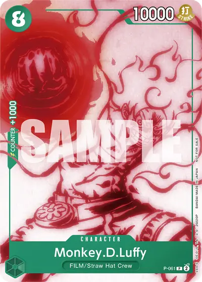 Monkey D. Luffy P-061 Promotion Cards