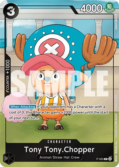 Tony Tony Chopper P-065 Promotion Cards