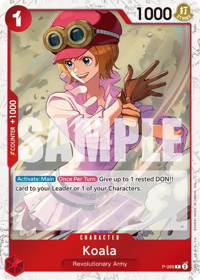 Koala P-069 Pirate Foil PRB02 One Piece Card The Best Vol. 2