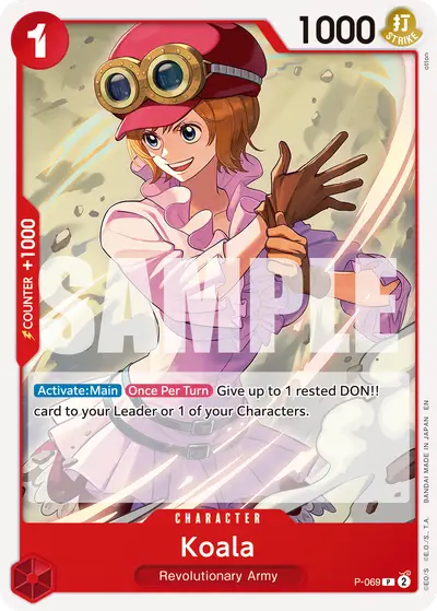 Koala P-069 Reprint PRB02 One Piece Card The Best Vol. 2