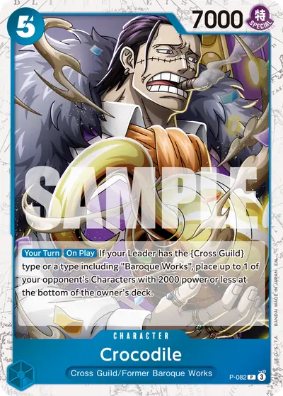 Crocodile P-082 Pirate Foil PRB02 One Piece Card The Best Vol. 2