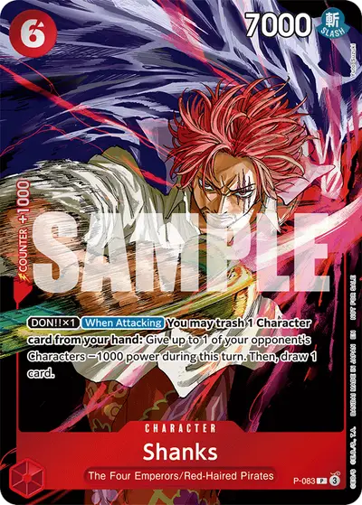 Shanks P-083 Promotion Cards