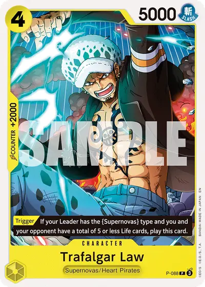 Trafalgar Law P-088 Reprint 2 ST36 Yellow Eustass "Captain" Kid