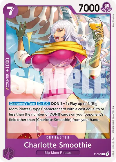 Charlotte Smoothie P-090 Reprint 1 ST34 Purple Charlotte Katakuri