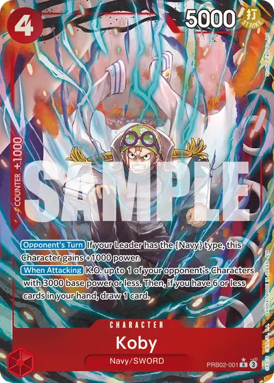 Koby PRB02-001 Alternate Art PRB02 One Piece Card The Best Vol. 2