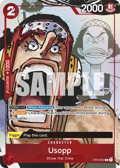 Usopp ST01-002 Parallel 2 Other Product Cards