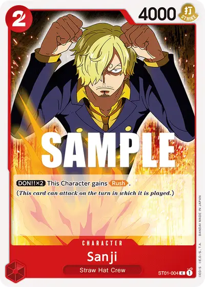 Sanji ST01-004 ST01 Straw Hat Crew