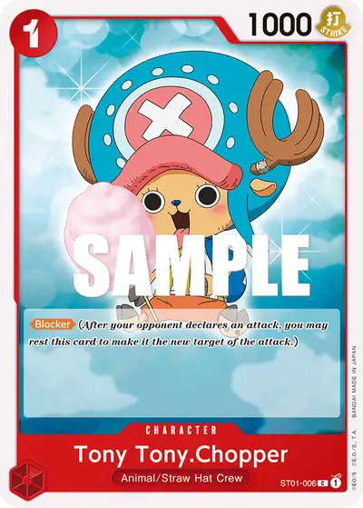Tony Tony Chopper ST01-006 ST01 Straw Hat Crew