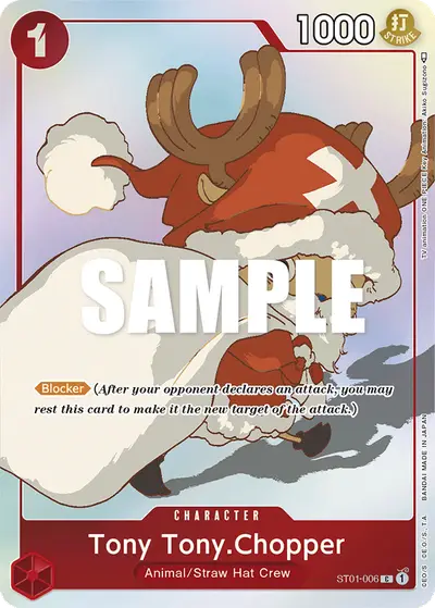 Tony Tony Chopper ST01-006 Parallel 3 Other Product Cards