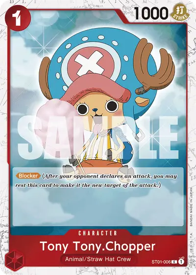Tony Tony Chopper ST01-006 Jolly Roger Foil PRB01 One Piece Card The Best