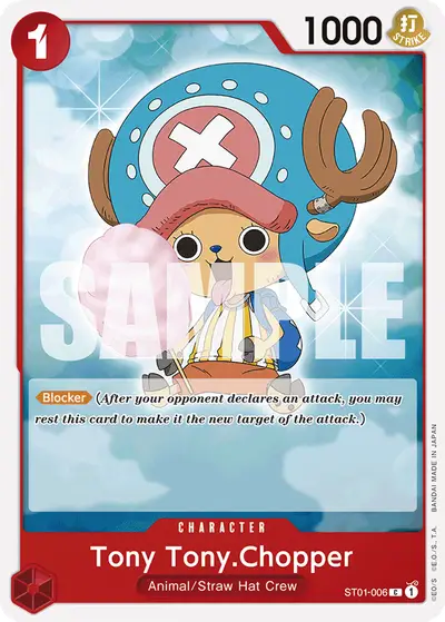 Tony Tony Chopper ST01-006 Reprint 1 PRB01 One Piece Card The Best