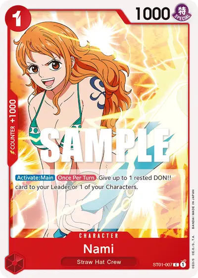 Nami ST01-007 ST01 Straw Hat Crew