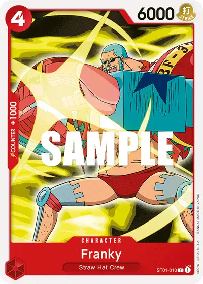 Franky ST01-010 ST01 Straw Hat Crew