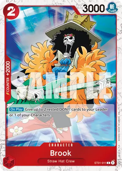 Brook ST01-011 Pirate Foil PRB02 One Piece Card The Best Vol. 2