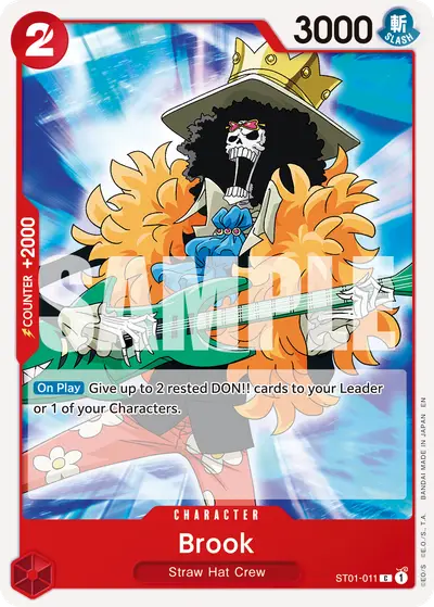 Brook ST01-011 Reprint PRB02 One Piece Card The Best Vol. 2