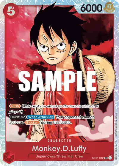 Monkey D. Luffy ST01-012 ST01 Straw Hat Crew