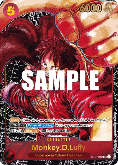 Monkey D. Luffy ST01-012 Alternate Art OP05 Awakening of the New Era