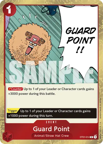 Guard Point ST01-014 Jolly Roger Foil PRB01 One Piece Card The Best