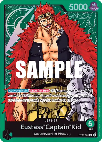 Eustass "Captain" Kid ST02-001 ST02 Worst Generation