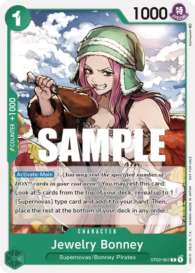 Jewelry Bonney ST02-007 Parallel 1 Promotion Cards