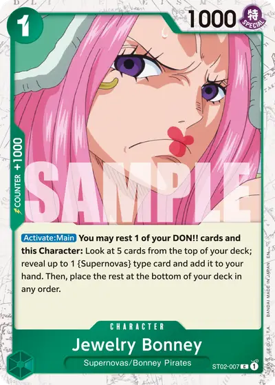 Jewelry Bonney ST02-007 Pirate Foil PRB02 One Piece Card The Best Vol. 2