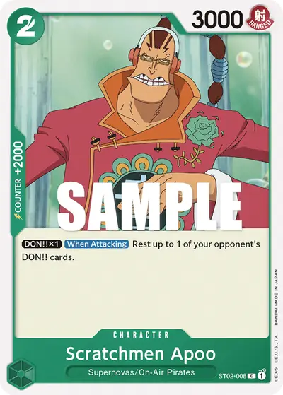 Scratchmen Apoo ST02-008 ST02 Worst Generation