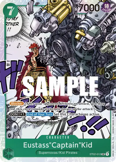 Eustass "Captain" Kid ST02-013 ST02 Worst Generation