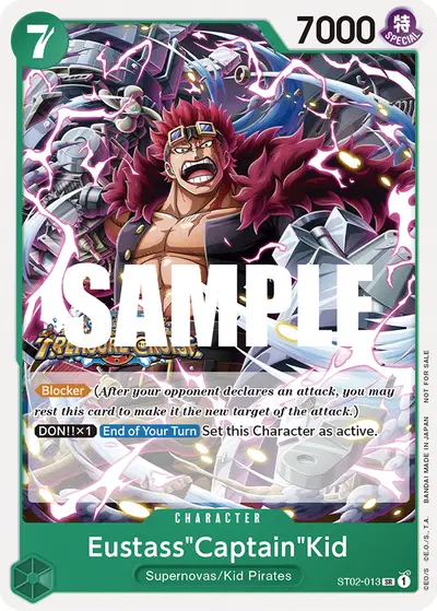 Eustass "Captain" Kid ST02-013 Parallel 1 Promotion Cards