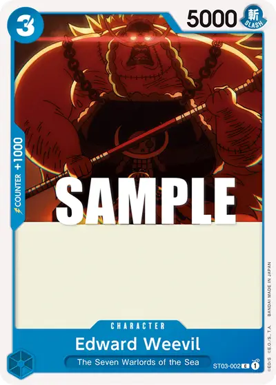 Edward Weevil ST03-002 ST03 The Seven Warlords of the Sea
