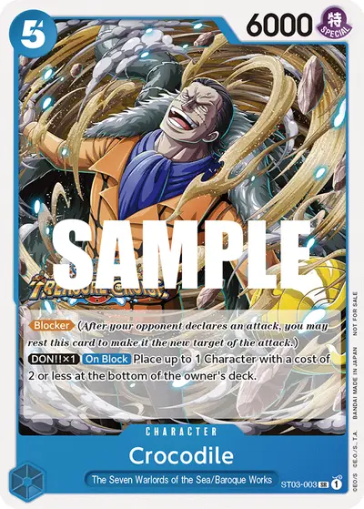 Crocodile ST03-003 Parallel 1 Promotion Cards