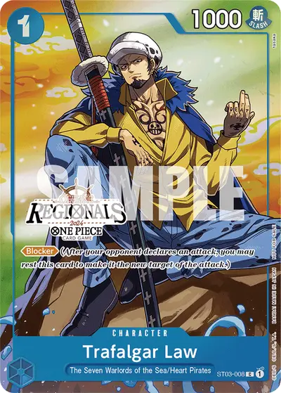 Trafalgar Law ST03-008 Parallel 3 Promotion Cards