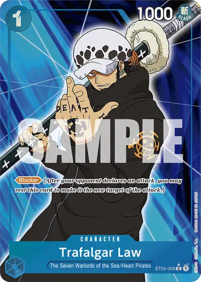 Trafalgar Law ST03-008 Parallel 7 PRB01 One Piece Card The Best