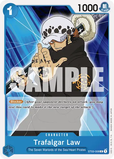 Trafalgar Law ST03-008 Reprint 2 PRB01 One Piece Card The Best