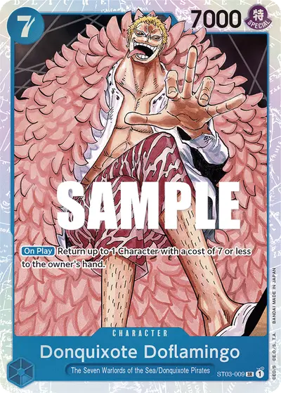 Donquixote Doflamingo ST03-009 ST03 The Seven Warlords of the Sea