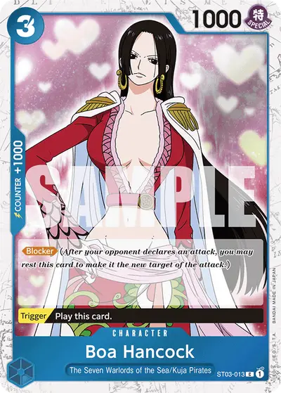 Boa Hancock ST03-013 Jolly Roger Foil PRB01 One Piece Card The Best