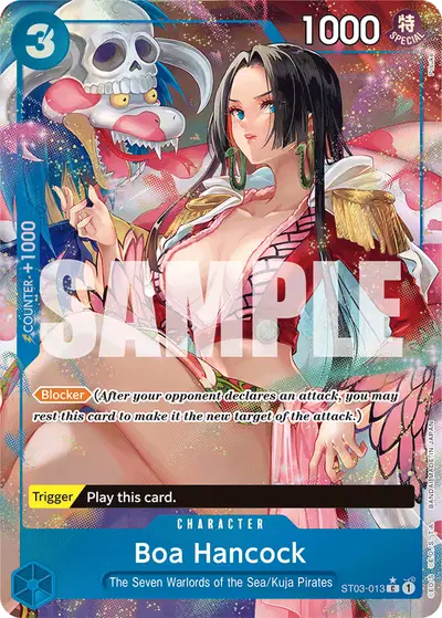 Boa Hancock ST03-013 Alternate Art PRB01 One Piece Card The Best