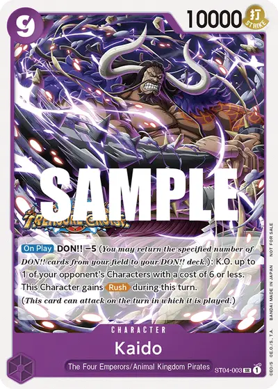 Kaido ST04-003 Parallel 2 Promotion Cards