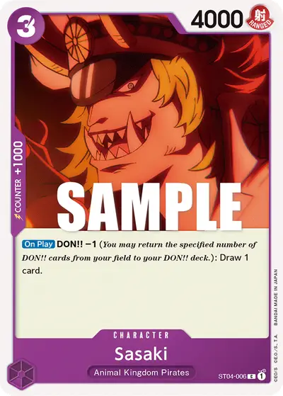 Sasaki ST04-006 ST04 Animal Kingdom Pirates