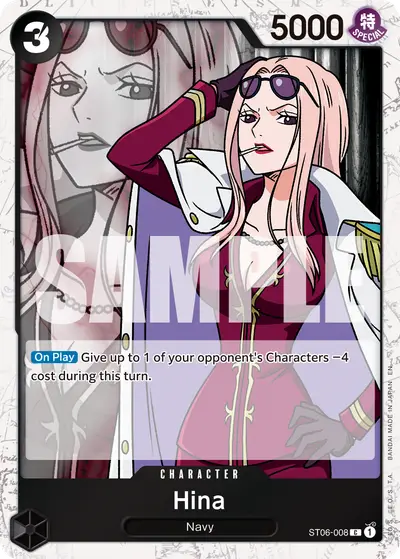Hina ST06-008 Pirate Foil PRB02 One Piece Card The Best Vol. 2