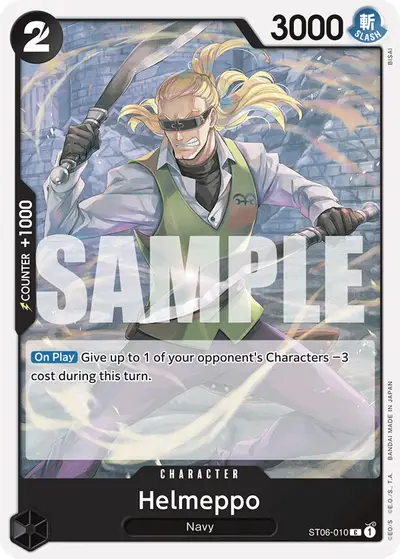 Helmeppo ST06-010 Reprint PRB01 One Piece Card The Best