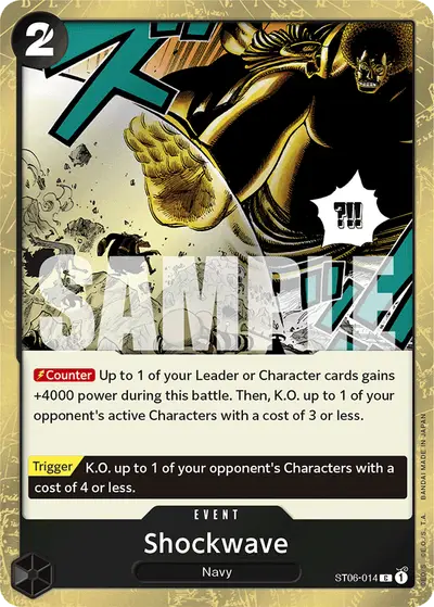 Shockwave ST06-014 Jolly Roger Foil PRB01 One Piece Card The Best